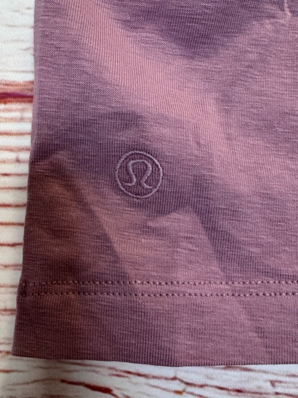 Lululemon Classic-Fit Cotton-Blend T-Shirt in Rose Blush Sz 6 - Picture 11 of 11